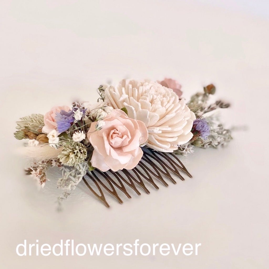 Blush Pink Hair Comb