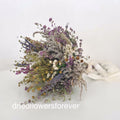 Purple & Lavender Wildflower Wedding Bouquet