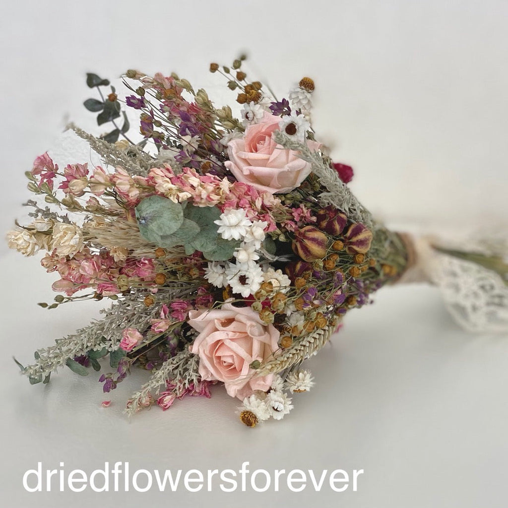 Pink Vintage Wedding Bouquet
