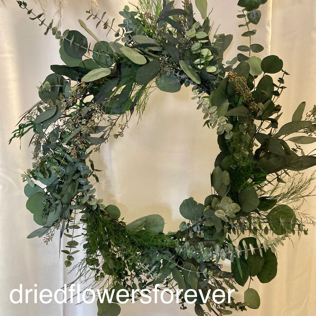 Eucalyptus Centerpiece Wreath - Rental