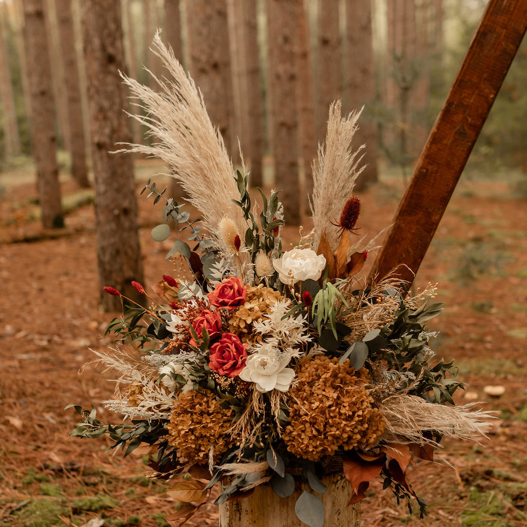 Large Altar Arrangement - Orange - Rental