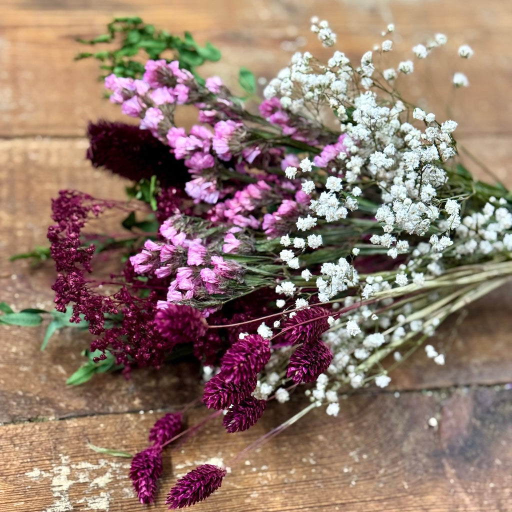 Pink & Burgundy Flower Bouquet