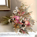 Pink Wildflower Wedding Bouquet
