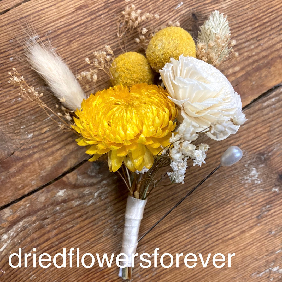 Yellow Boutonniere